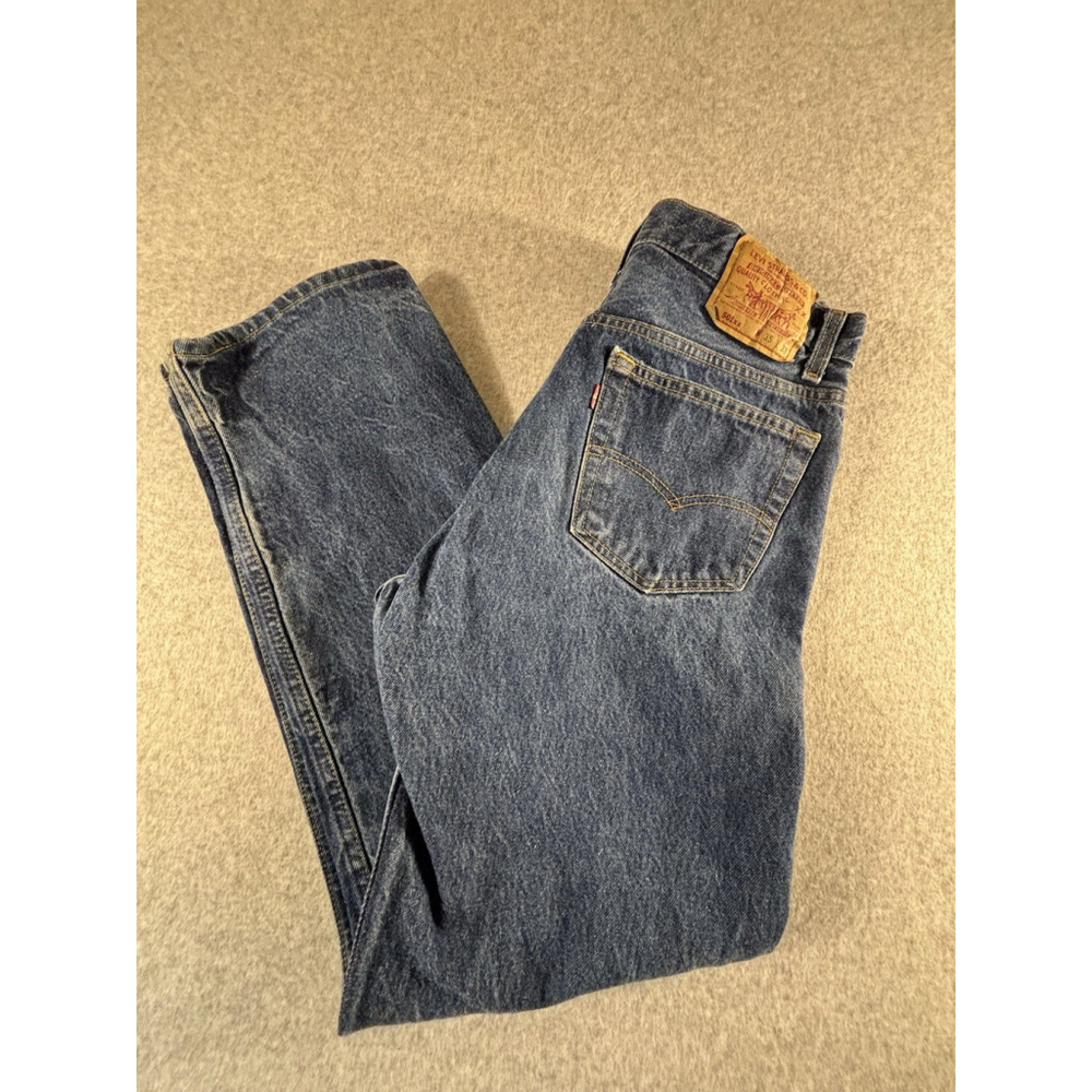 Levi’s 501XX Jeans Made in USA‎ W35 L33 Tag 29” Inseam Button Fly